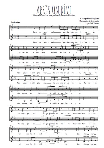 Gabriel Fauré - Après un rêve